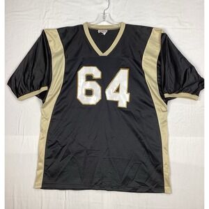 Teamwork Athletic Apparel Men's 3XL King‎ 64 Black Gold Jersey Shirt